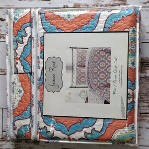 Jasmine‎ Road Full/Queen Quilt Set